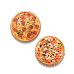 Any 2 Regular Pizzas 